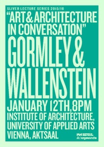 Antony Gormley and Sven-Olov Wallenstein in conversation, Jan. 12. 8pm