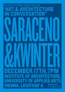 Tomás Saraceno and Sanford Kwinter in conversation, Dec. 17, 7pm